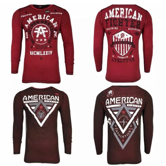 AMERICAN FIGHTER Men's REVERSIBLE THERMAL DALTON Athletic Biker MMA - Picture 8 of 13